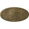 Ekena Millwork Madrid Ceiling Medallion, Hand-Painted Mississippi Mud Crackle, 24 3/4"W x 12 1/2"H x 1 3/4"P CM24X12MAMMC - alternate 1